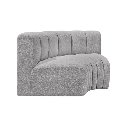 Arc Grey Boucle Fabric Modular Sofa