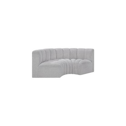 Arc Grey Boucle Fabric Modular Sofa