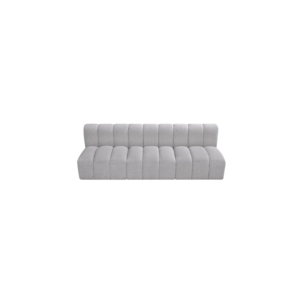 Arc Grey Boucle Fabric Modular Sofa
