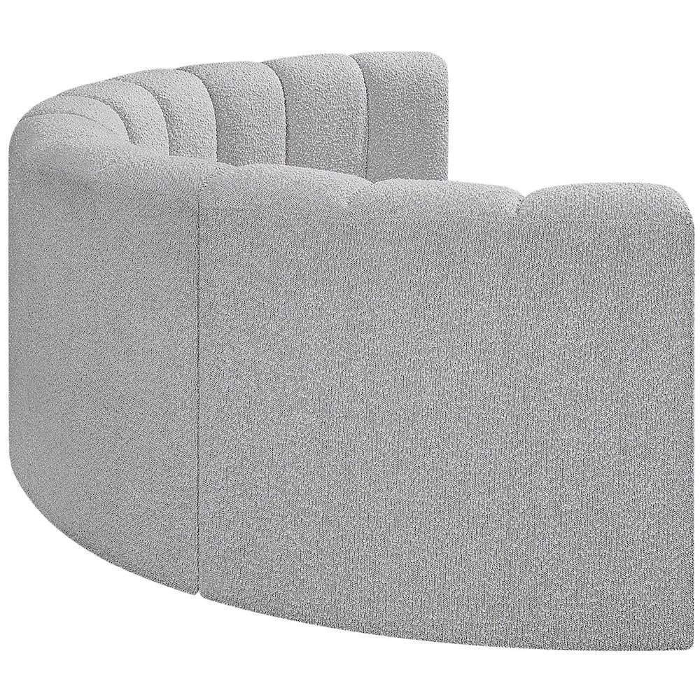 Arc Grey Boucle Fabric Modular Sofa