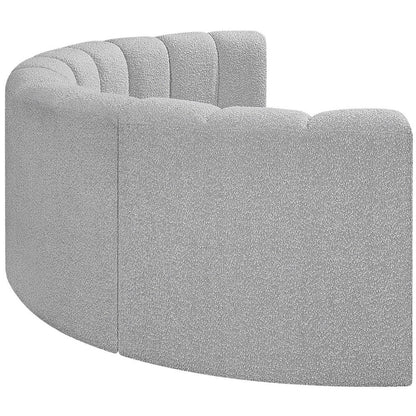 Arc Grey Boucle Fabric Modular Sofa