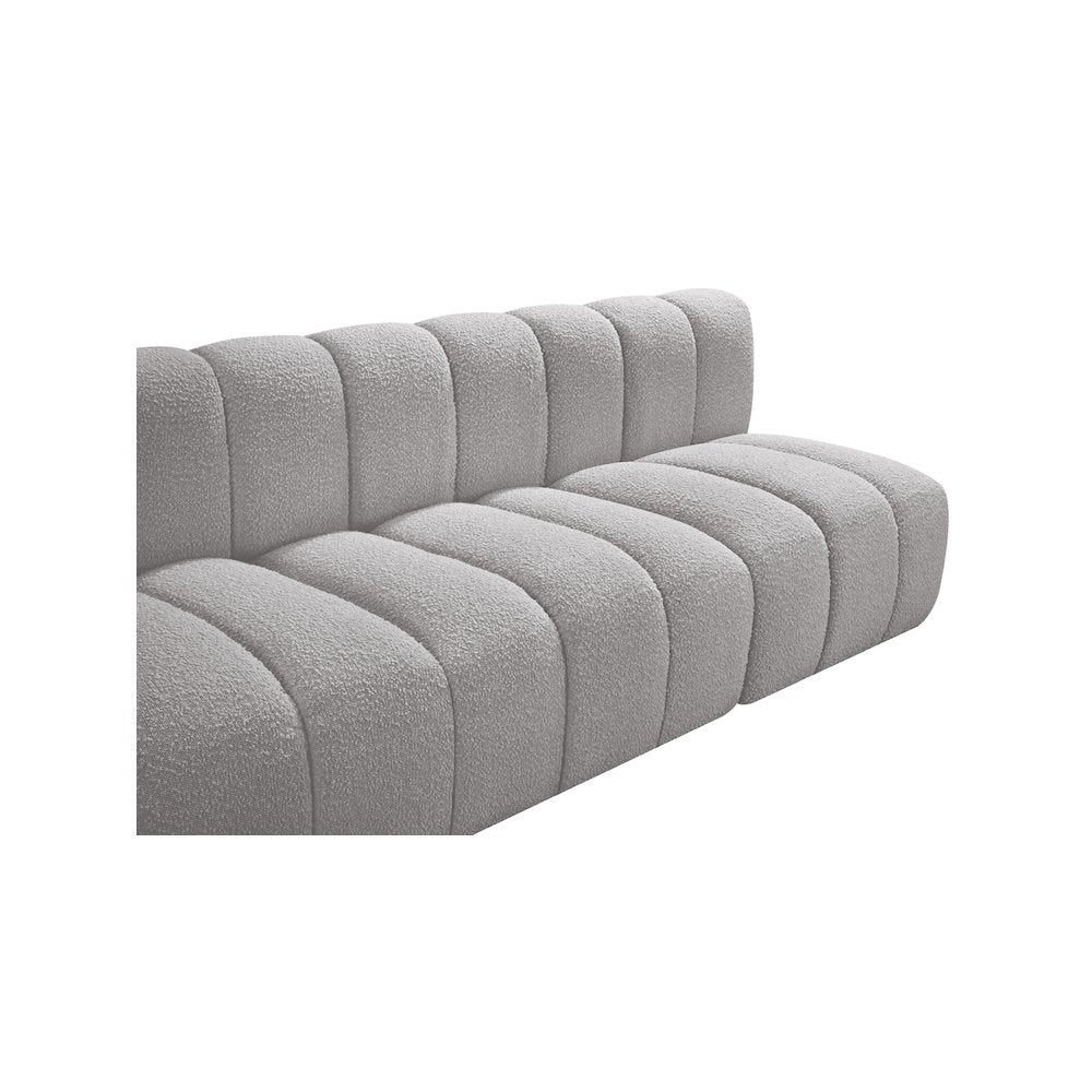 Arc Grey Boucle Fabric Modular Sofa
