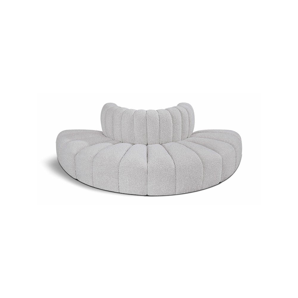 Arc Grey Boucle Fabric Modular Sofa