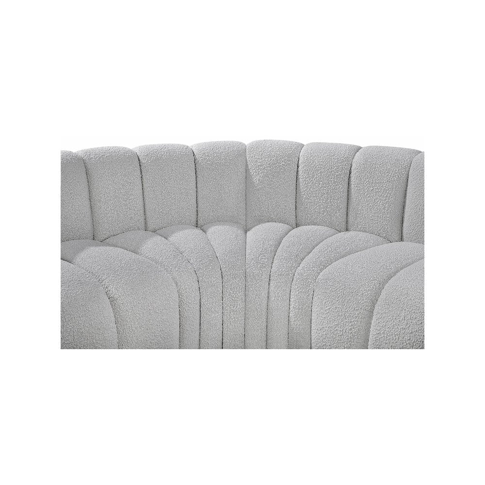 Arc Grey Boucle Fabric Modular Sofa
