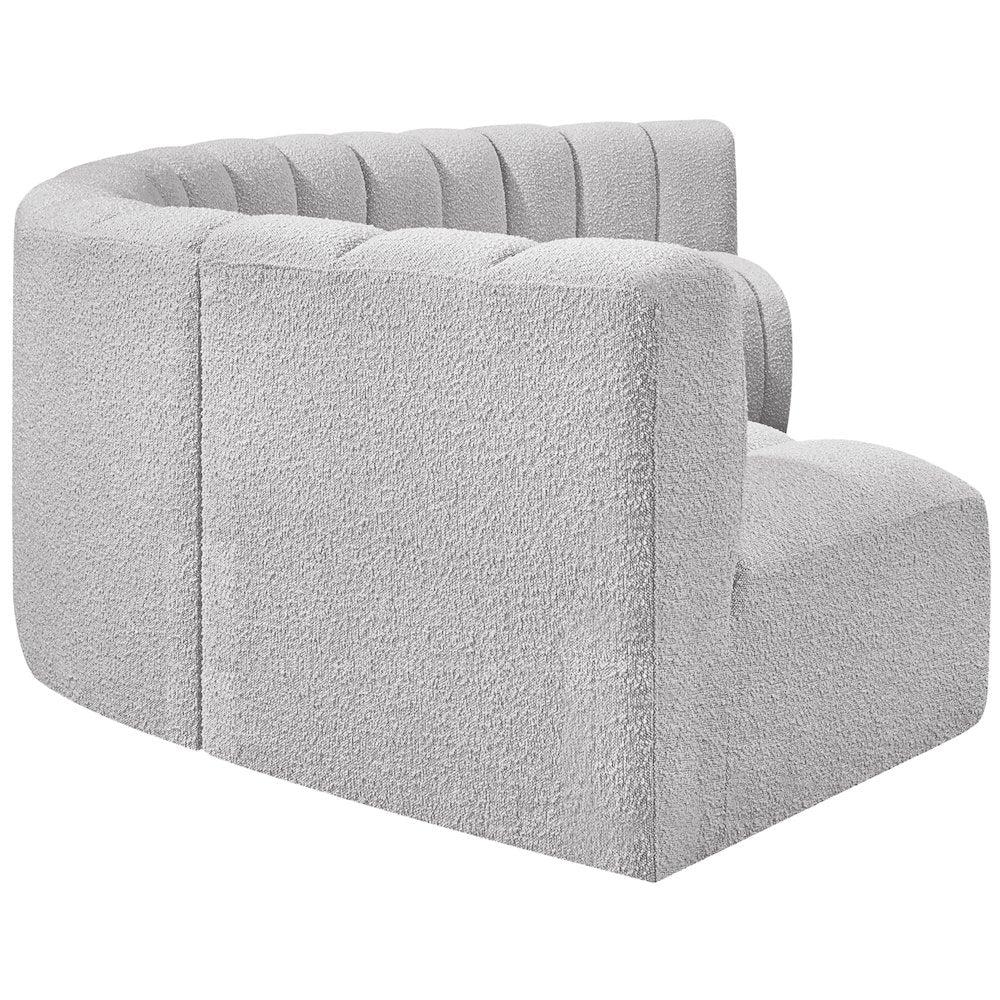 Arc Grey Boucle Fabric Modular Sofa