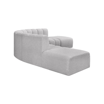 Arc Grey Boucle Fabric Modular Sofa