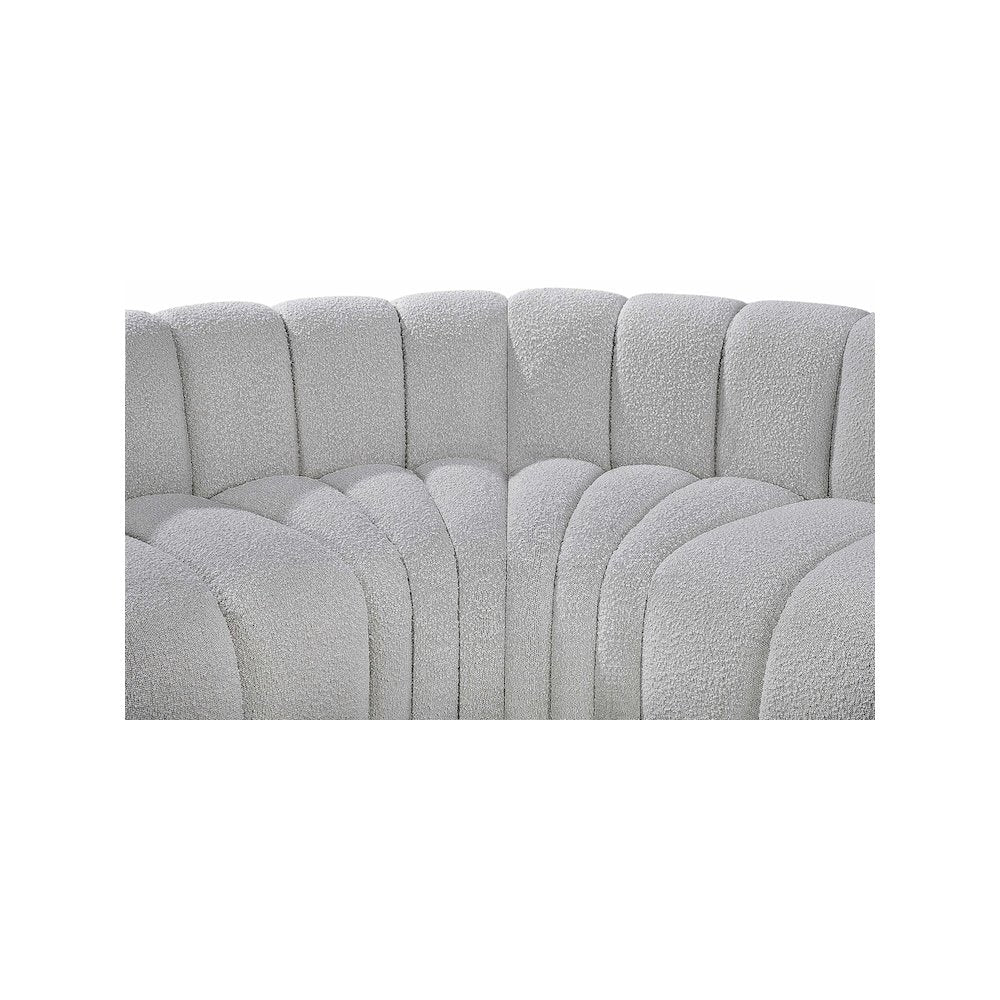 Arc Grey Boucle Fabric Modular Sofa