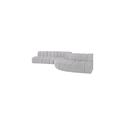 Arc Grey Boucle Fabric Modular Sofa