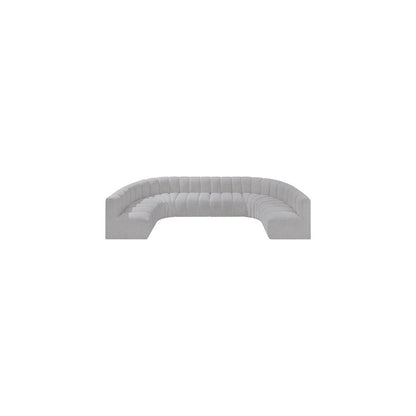 Arc Grey Boucle Fabric Modular Sofa