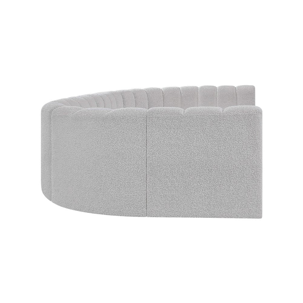 Arc Grey Boucle Fabric Modular Sofa