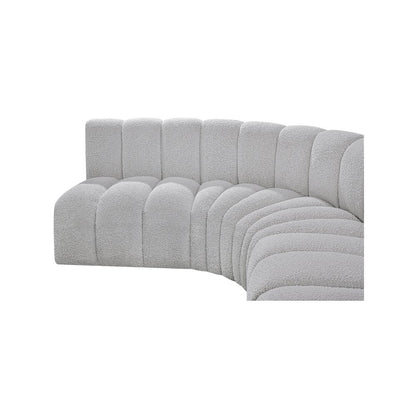 Arc Grey Boucle Fabric Modular Sofa