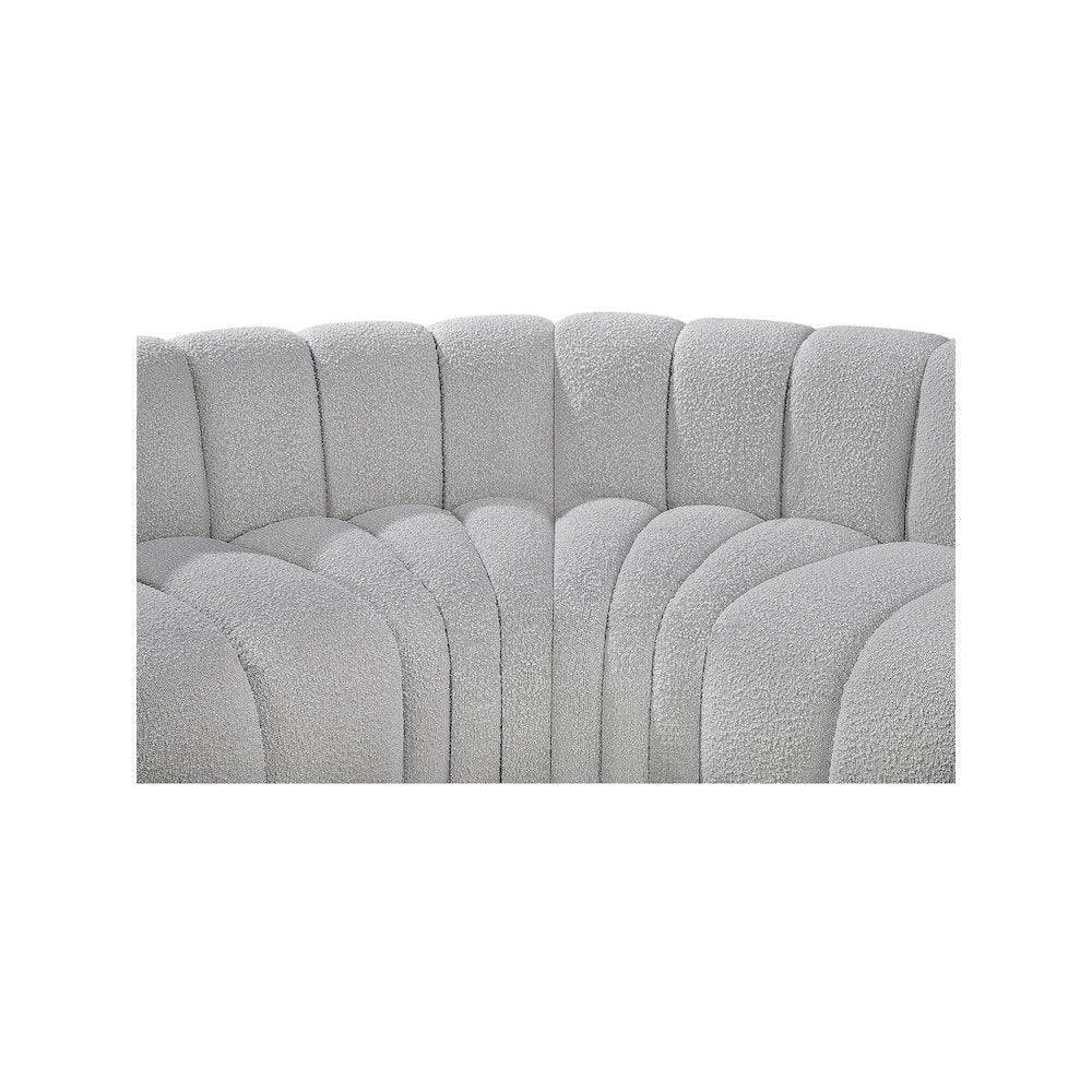 Arc Grey Boucle Fabric Modular Sofa