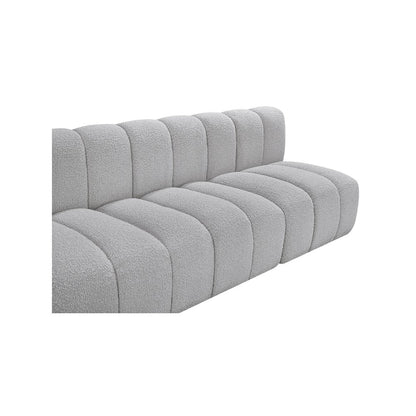 Arc Grey Boucle Fabric Modular Sofa