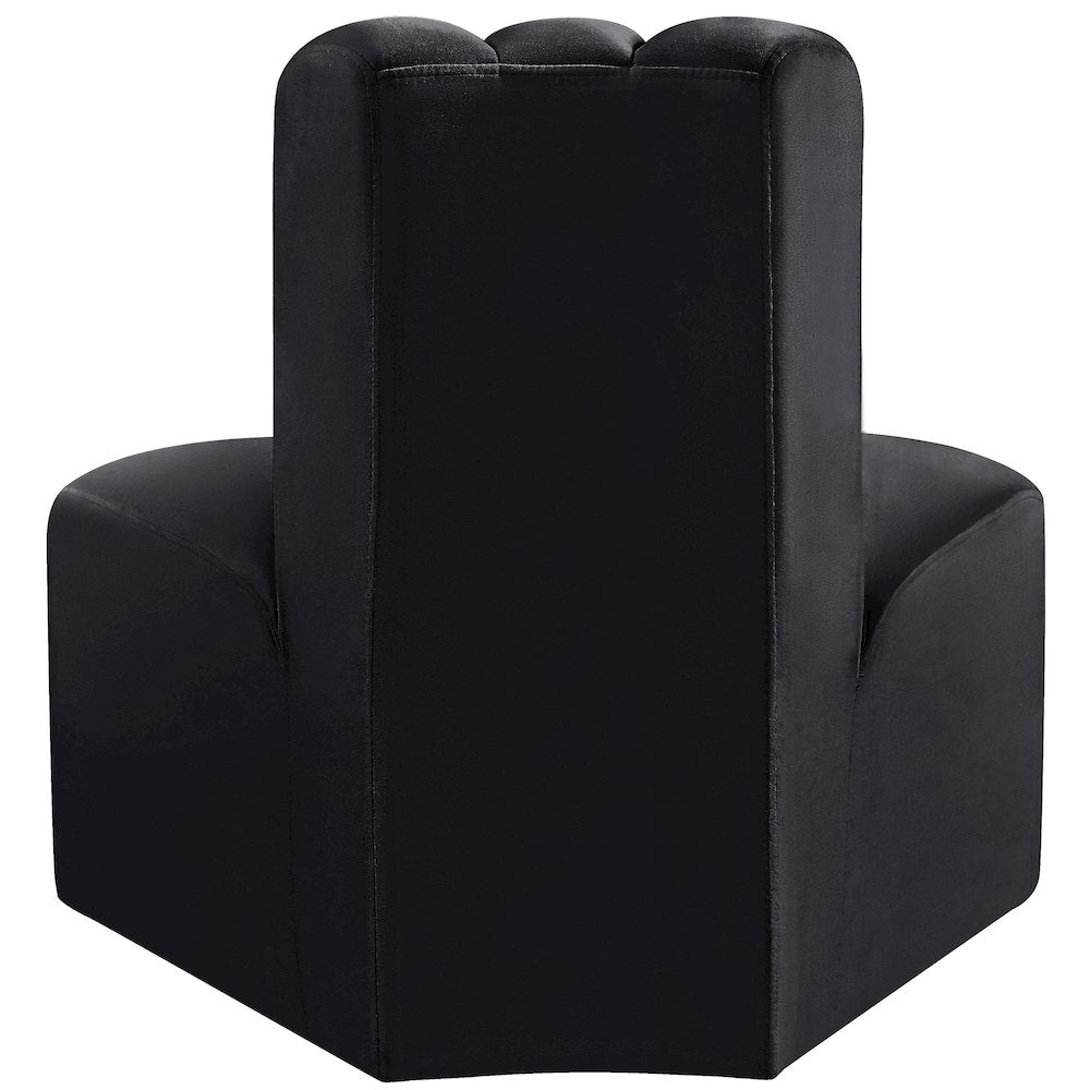 Arc Black Velvet Reverse Corner