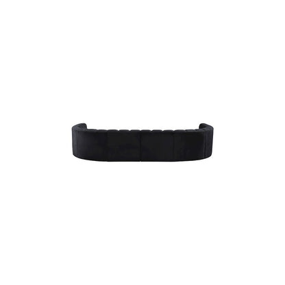 Arc Black Velvet Modular Sofa