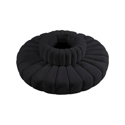 Arc Black Velvet Modular Sofa