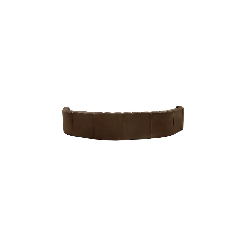 Arc Brown Velvet Modular Sofa