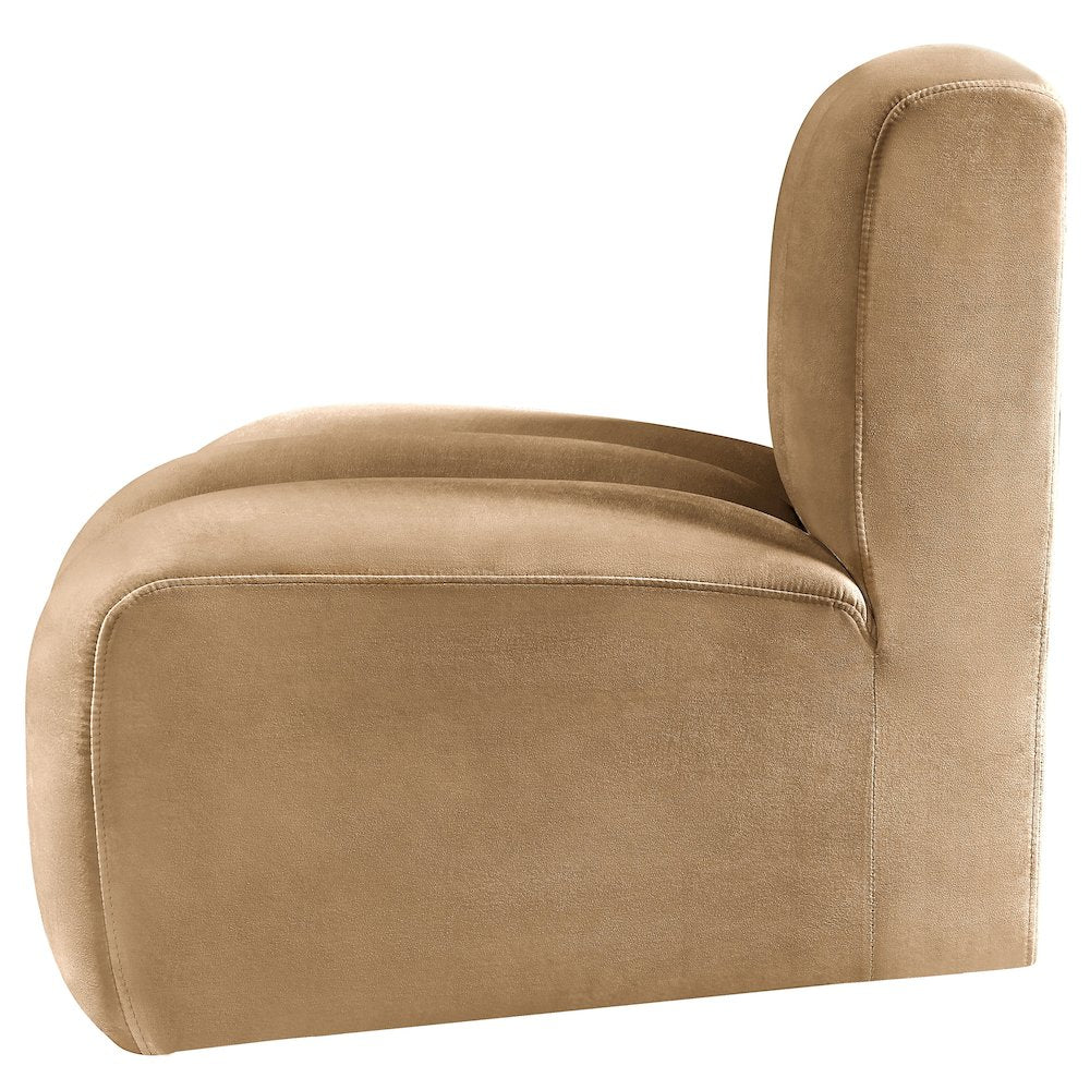 Arc Camel Velvet Reverse Corner