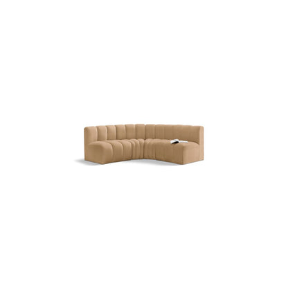 Arc Camel Velvet Modular Sofa