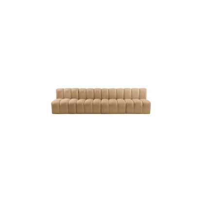 Arc Camel Velvet Modular Sofa