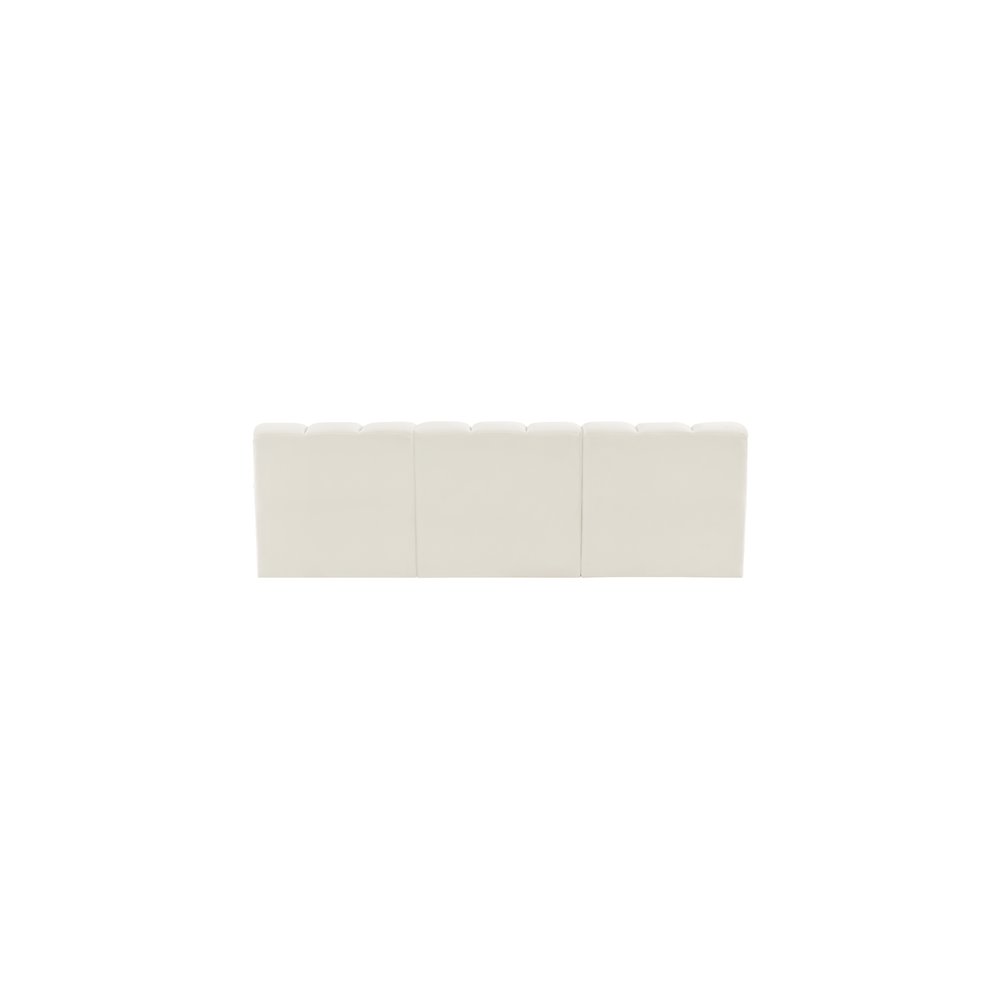 Arc Cream Velvet Modular Sofa