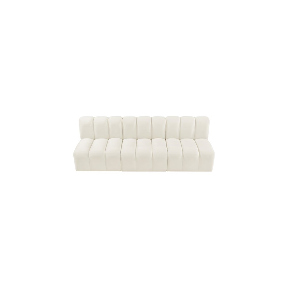 Arc Cream Velvet Modular Sofa
