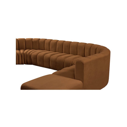 Arc Saddle Velvet Modular Sofa