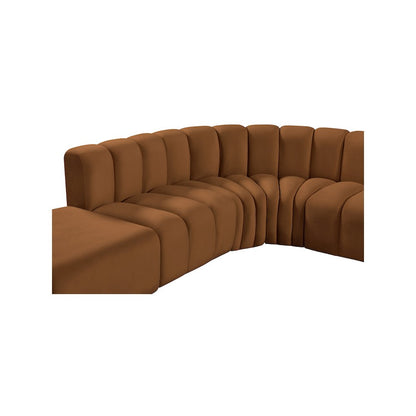 Arc Saddle Velvet Modular Sofa