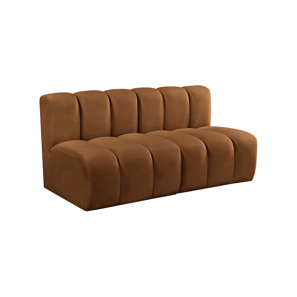 Arc Saddle Velvet Modular Sofa