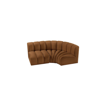 Arc Saddle Velvet Modular Sofa