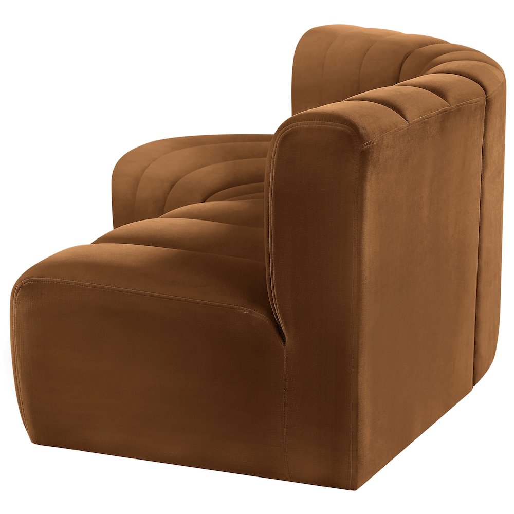 Arc Saddle Velvet Modular Sofa