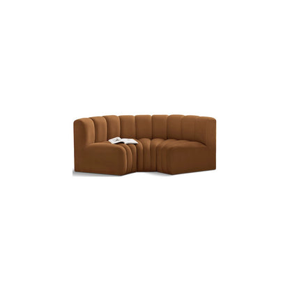 Arc Saddle Velvet Modular Sofa