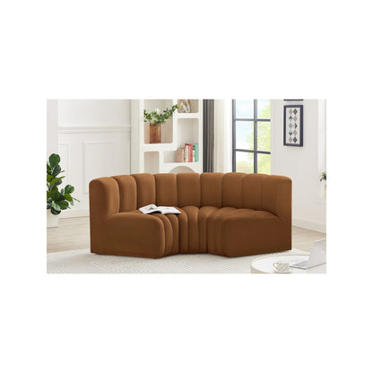 Arc Saddle Velvet Modular Sofa