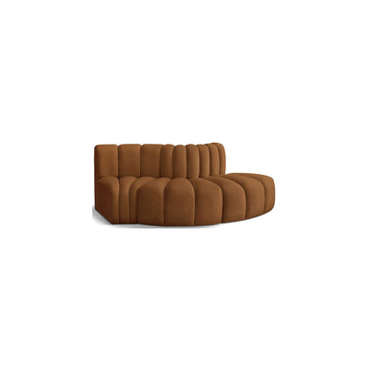 Arc Saddle Velvet Modular Sofa