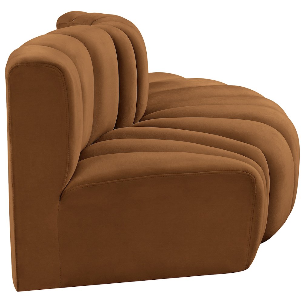 Arc Saddle Velvet Modular Sofa