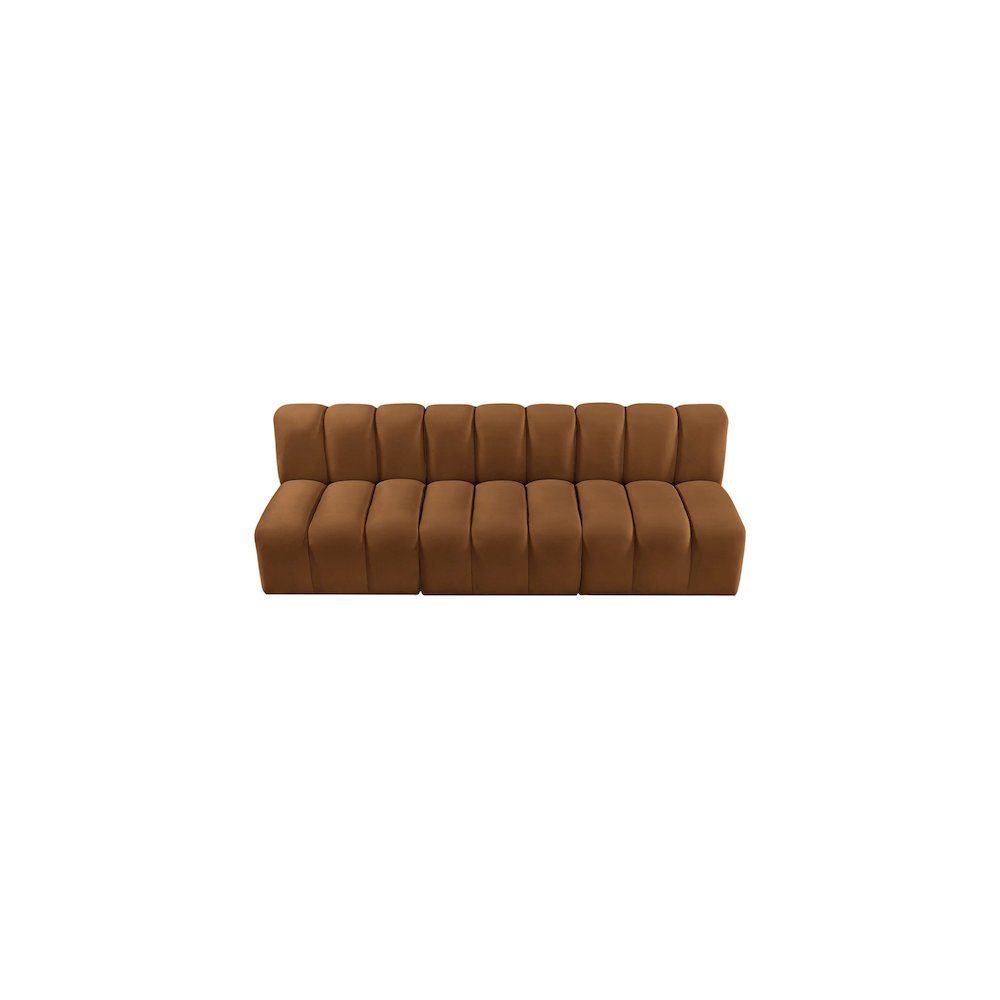 Arc Saddle Velvet Modular Sofa