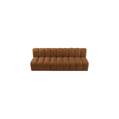 Arc Saddle Velvet Modular Sofa