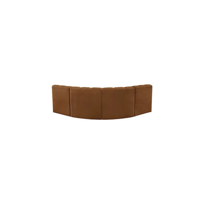 Arc Saddle Velvet Modular Sofa