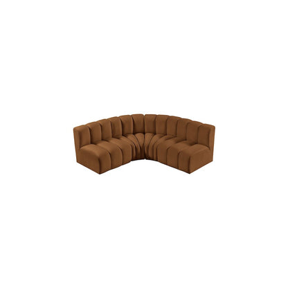Arc Saddle Velvet Modular Sofa