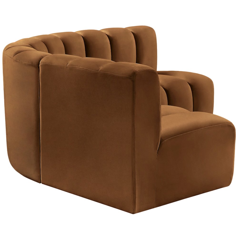 Arc Saddle Velvet Modular Sofa