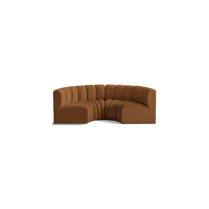 Arc Saddle Velvet Modular Sofa