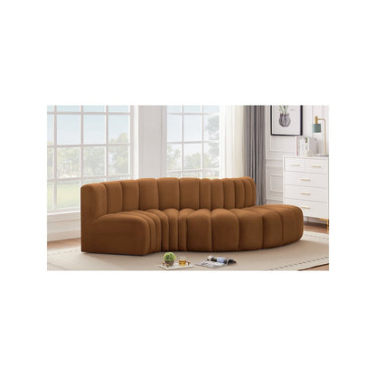 Arc Saddle Velvet Modular Sofa