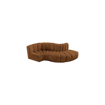 Arc Saddle Velvet Modular Sofa