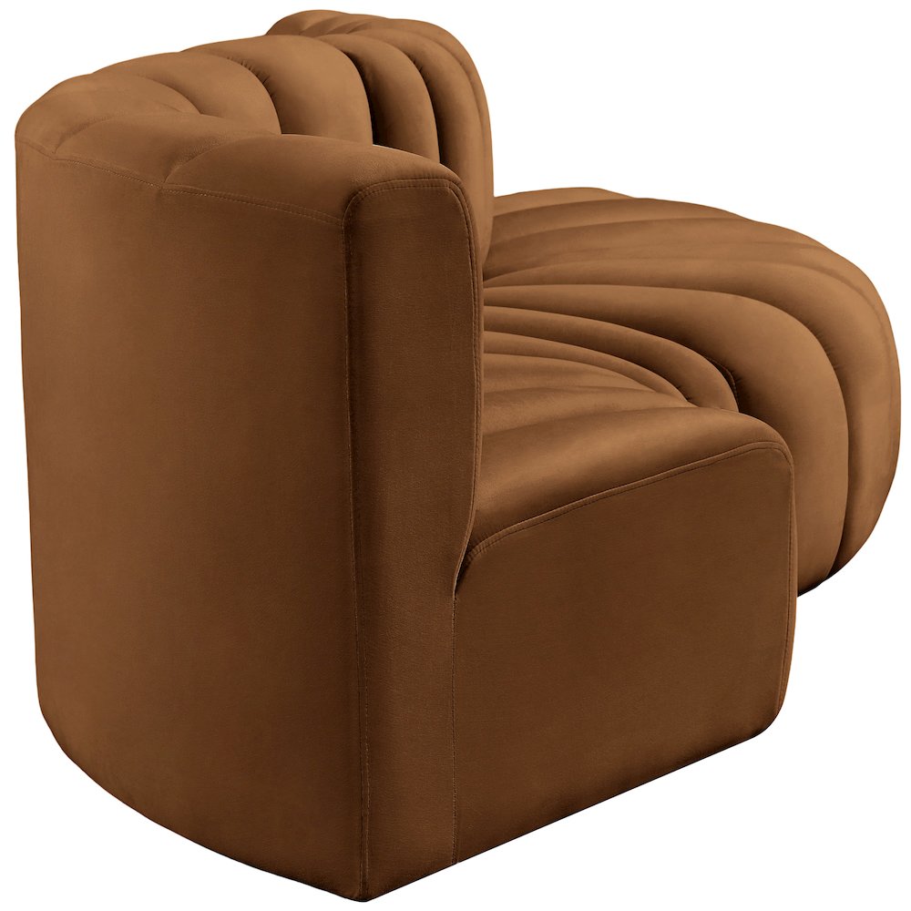 Arc Saddle Velvet Modular Sofa