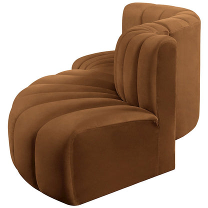 Arc Saddle Velvet Modular Sofa