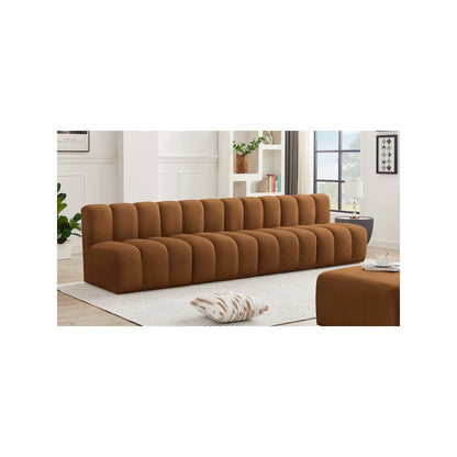 Arc Saddle Velvet Modular Sofa