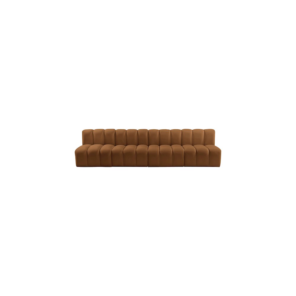 Arc Saddle Velvet Modular Sofa
