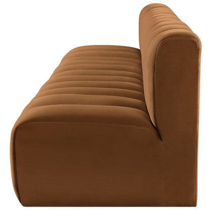 Arc Saddle Velvet Modular Sofa