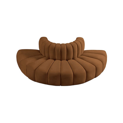 Arc Saddle Velvet Modular Sofa