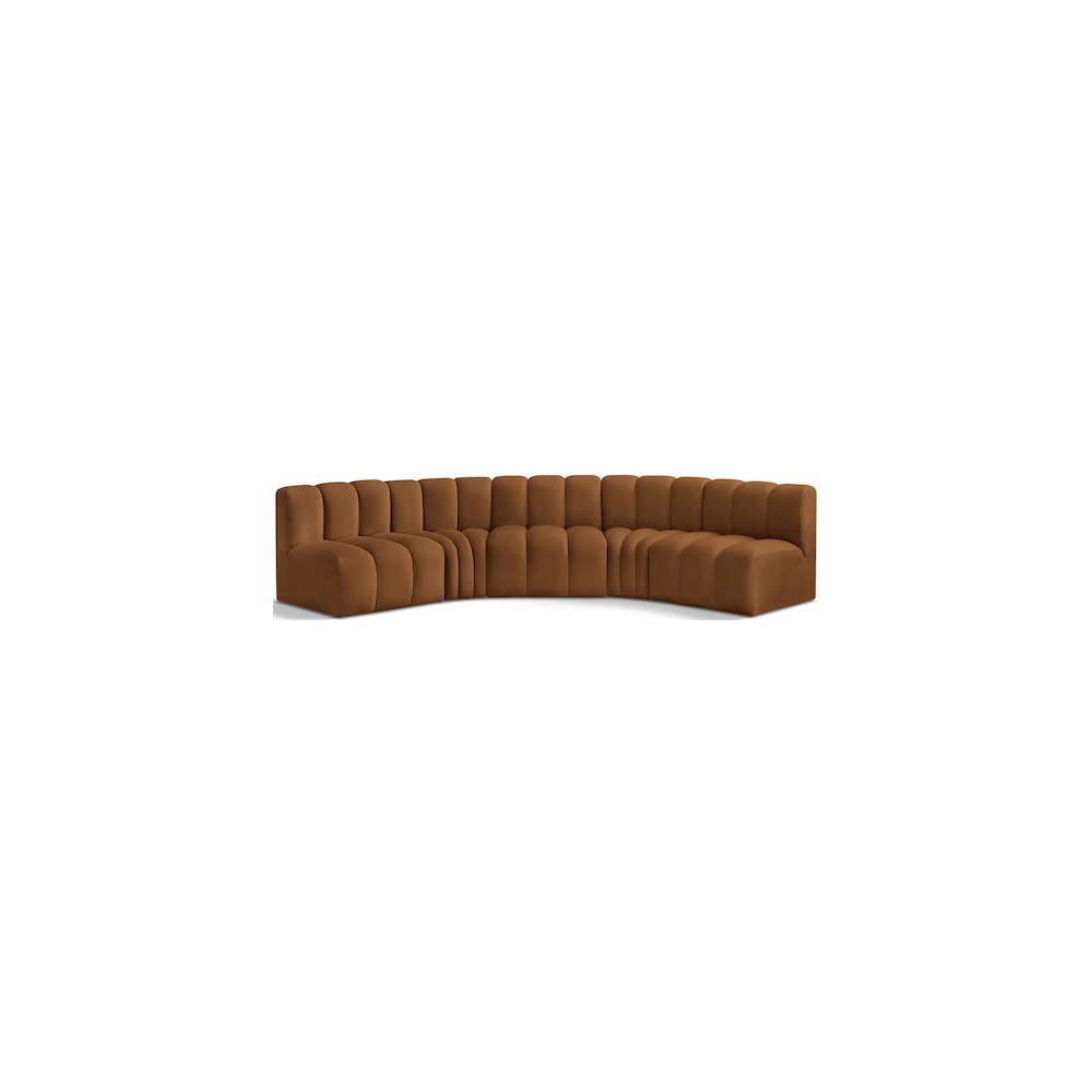 Arc Saddle Velvet Modular Sofa